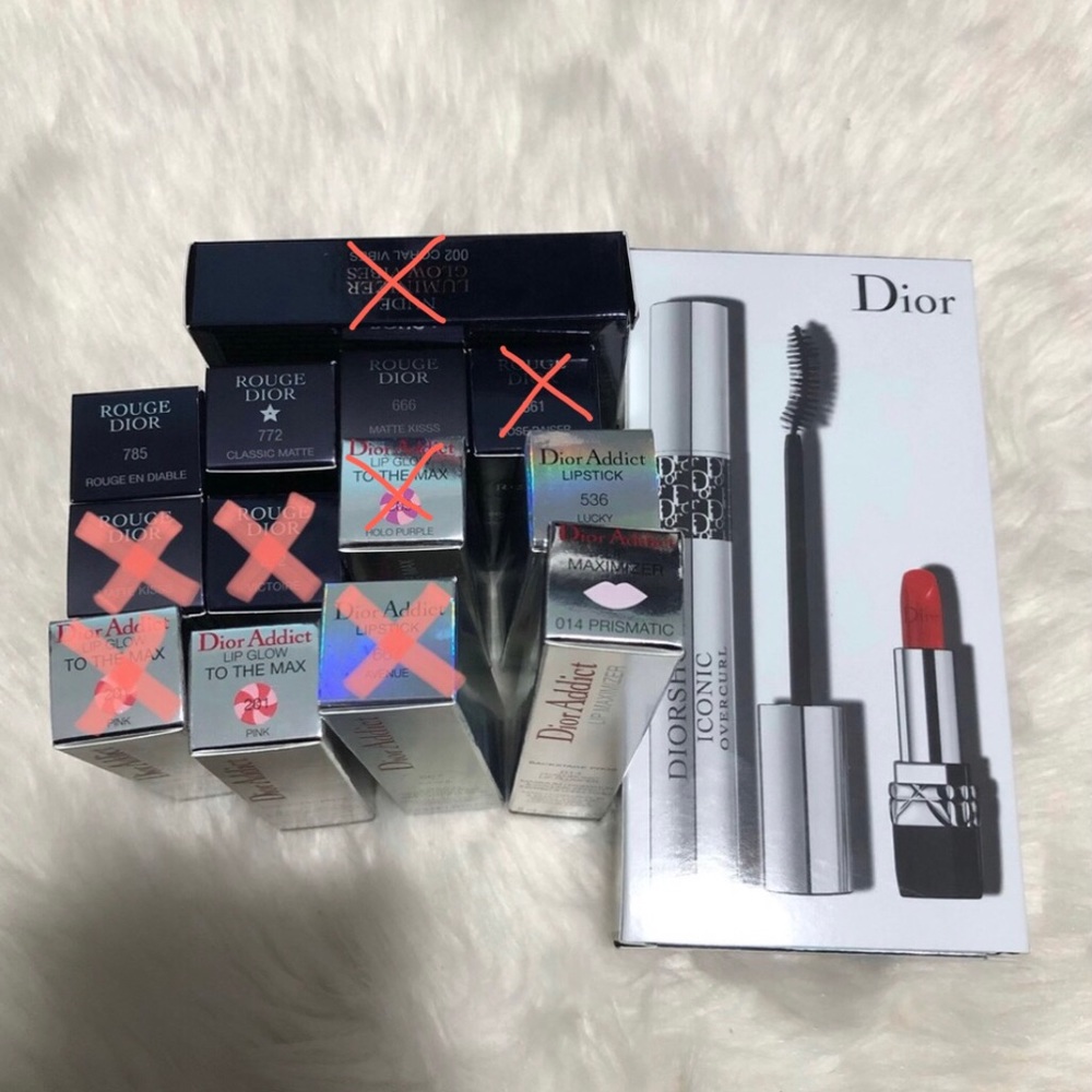 NWT DIOR LIPSTICK/MASCARA/HIGHLIGHTER